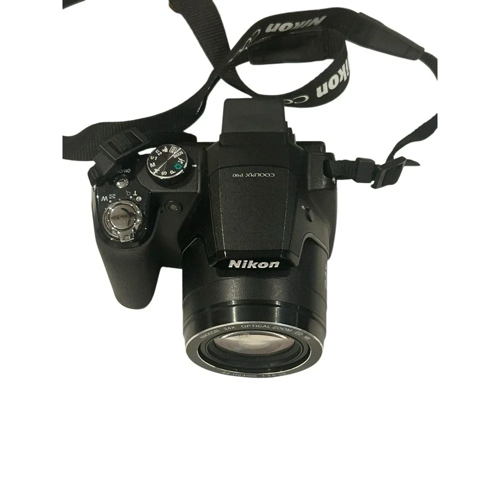 Nikon Coolpix P90 Digital Camera 24x Zoom 12 Megapixels No Charger or Battery